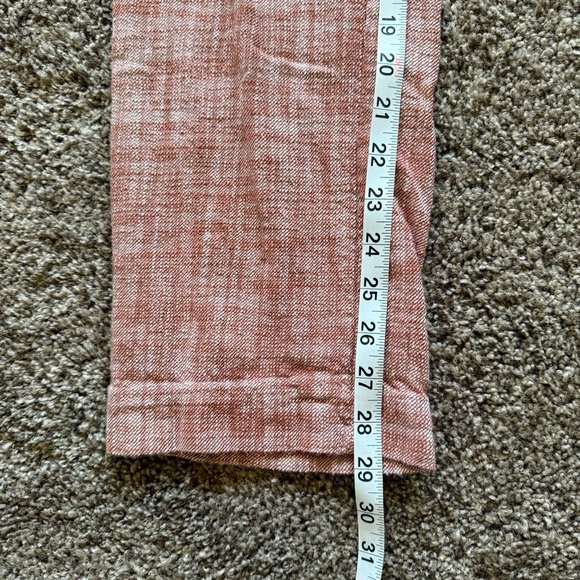 Christopher & Banks Rust Textured Trouser Pants Size 6 - Picture 8 of 9